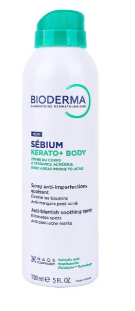 Bioderma Sebium Kerato+ Body Anti-blemish Soothing Spray 150ml